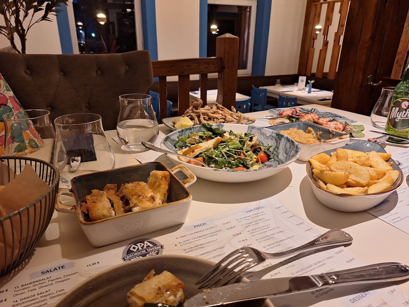 Salat mit Fleisch